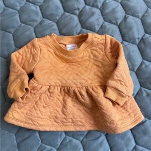 First Impressions Quilted Yellow Kids Sweater